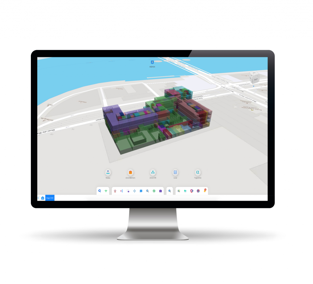 Teia features 3D visualization
